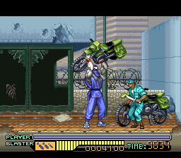 Ninja Warriors screenshot 3 for Super Nintendo